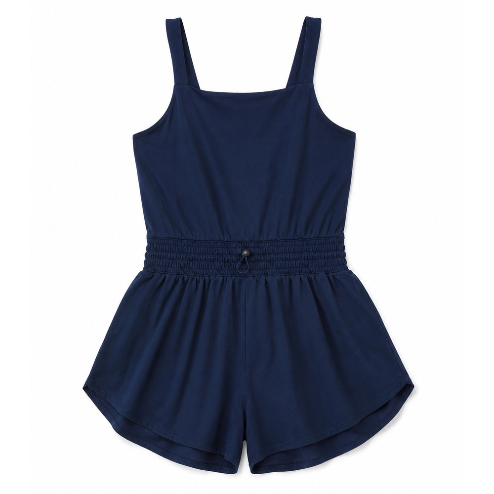 Yogalicious Lux Stevie Hybrid Romper Navy Blue Athletic Skort Dress XL NWT
